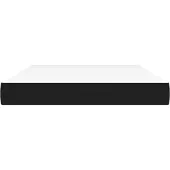 Syfax Taschenfederkernmatratze Mittel Schwarz 140x200x20 cm Stoff
