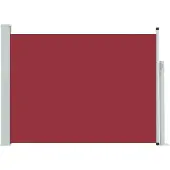 Syfax Ausziehbare Seitenmarkise 100×514 cm Rot