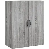 Syfax Wandschrank Grau Sonoma 69,5x34x90 cm Holzwerkstoff