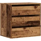 Syfax Kommode Altholz-Optik 60x41x58 cm Holzwerkstoff