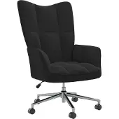 Syfax Relaxsessel Schwarz Samt