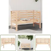 The Living Store Gartenbank 111,5x53x71 cm Massivholz Kiefer