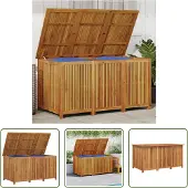 The Living Store Gartenbox 150x80x75 cm Massivholz Akazie