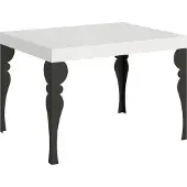 Itamoby - Ausziehtisch 110/194x70 cm Paxon Esche weiß Tischbeine Anthrazit