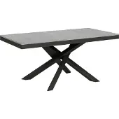 Itamoby Ausziehbarer Tisch 90x180/440 cm Volantis Evolution Cement Anthrazit Gestell
