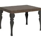 Itamoby Ausziehbarer Tisch 70x110/194 cm Paxon Walnuss Anthrazit Gestell
