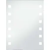 Syfax Badezimmer-Wandspiegel mit LEDs 60x80 cm