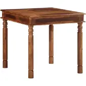 Syfax Esstisch 80x80x77 cm Massivholz Akazie