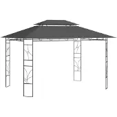 Syfax Pavillon 4x3x2,7 m Anthrazit 160 g/m²