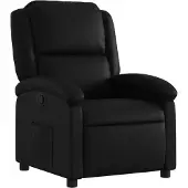 Syfax Relaxsessel, Kunstleder, Schwarz