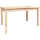 Syfax Gartentisch 82,5x50,5x45 cm Massivholz Kiefer