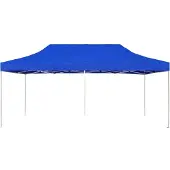 Syfax Profi-Partyzelt Faltbar Aluminium 6x3 m Blau