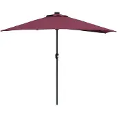 Syfax Garten-Sonnenschirm Bordeauxrot 294 x 150 x 224 cm