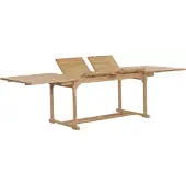 Syfax Garten-Ausziehtisch 180-280x100x75 cm Massivholz Teak