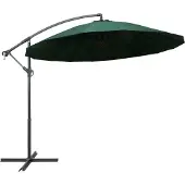 Syfax Ampelschirm Grün 3 m Aluminium-Mast
