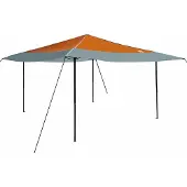 Syfax Pavillon-Zelt 395 x 395 x 251 cm Orange Stoff