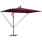Syfax Sonnenschirm Bordeauxrot 294 x 200 x 270 cm