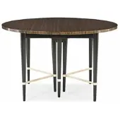 Casa Padrino Luxus Esstisch Dunkelbraun / Schwarz 122-182 cm - Ausziehbar