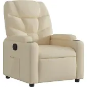 Syfax Relaxsessel Creme Stoff