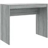 Syfax Schreibtisch Grau Sonoma 90x40x72 cm Holzwerkstoff