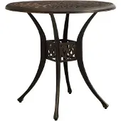 Syfax Gartentisch Bronzen 78x78x72 cm Aluminiumguss