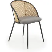 Halmar Gepolsterter Esche Stuhl K-508 einbeinig 54x57x78 cm (BxTxH)