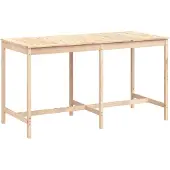 Syfax Gartentisch 203,5x90x110 cm Massivholz Kiefer