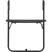 Syfax Balkon-Hängetisch Braun 60x64x83,5 cm Kunststoff Rattan-Optik