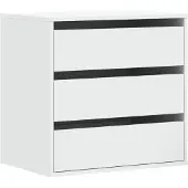 Syfax Kommode Weiß 60x41x58 cm Holzwerkstoff