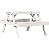 Syfax Picknicktisch 105x134x75 cm Massivholz Kiefer