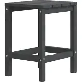 Syfax Garten Adirondack-Tisch Anthrazit 38x38x46 cm HDPE