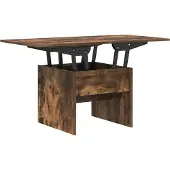 Syfax Couchtisch Geräucherte Eiche 55 x 54,5 x 45 cm Holzwerkstoff