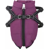 vidaXL Hundemantel Lila L32 Fleece und Polyester