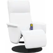 Syfax Massage Relaxsessel Weiß 71 x 90 x 105 cm Kunstleder