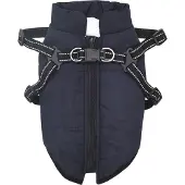 vidaXL Hundemantel Marineblau L32 Fleece und Polyester