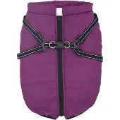 vidaXL Hundemantel Lila L44 Fleece und Polyester