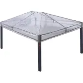 Syfax Ersatzbezug für Pavillon 400 x 300 x 32 cm Transparent PVC