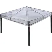 Syfax Ersatzbezug für Pavillon 300 x 300 x 26 cm Transparent PVC