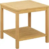 Syfax Beistelltisch Öl-Natur 45 x 45 x 45 cm Massivholz Akazie