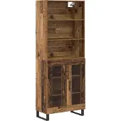 Syfax Highboard 2 stk. Altholz 69,5 x 34 x 180 cm