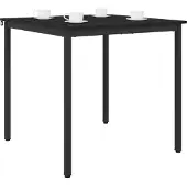 Syfax Esstische 80 x 80 x 75 cm Holzwerkstoff Schwarz Eichen-Optik
