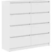 Syfax Sideboard Weiß 100x35x99 cm Holzwerkstoff
