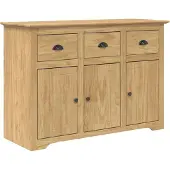 Syfax Sideboard BODO Honigbraun 115,5 x 44 x 80 cm Holzwerkstoff