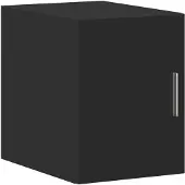 Syfax Wandschrank Schwarz 30x42,5x40 cm Holzwerkstoff