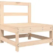 Syfax Garten-Mittelsofa Massivholz Kiefer