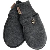 Mikk-Line Fäustlinge Merinowolle, Anthracite Melange, 50-56