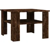 Syfax Couchtisch Räuchereiche 60x60x42 cm Holzwerkstoff