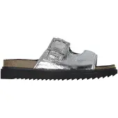 Zadig & Voltaire für Mädchen. X60281 Silberne Ledersandalen mit Riemen (35), Wohnung, Keine, Lässig, Kinderbekleidung