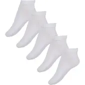 Minymo Socken - 5er-Pack - Weiß - - 23/26 - Socken
