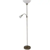 Rabalux 4019 Stehlampe Pearl classic, E27-E14, bronze-silber-weiß, rund, Klassisch, ø300mm